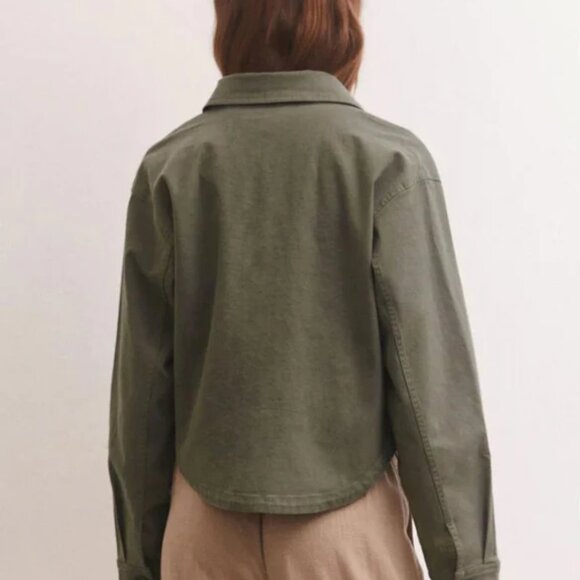 Z Supply All Day Twill Crop Jacket NWT 19508457046 - Picture 5 of 6
